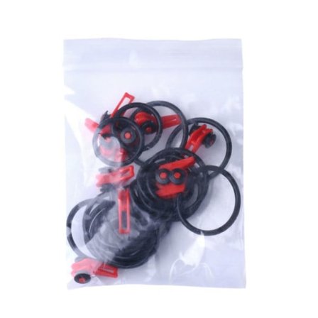 10 stk fiskekrok sikker holder RØD rød