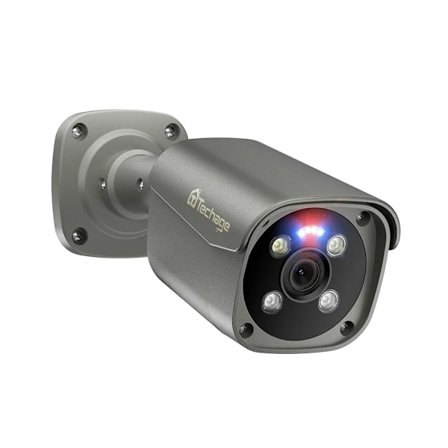 POE IP-kamera, 5MP högupplöst, tvåvägsljud,48V POE 8MP kamera, 3,6 mm