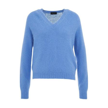 Roberto Collina, Knitwear M30602 22 Blauw, Dames, Maat:M