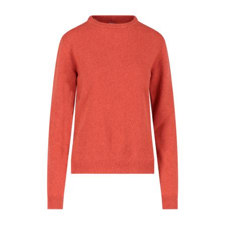 Rick Owens, Round-neck Knitwear Oranje, Dames, Maat:M