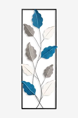 Wallity - Metallinen seinäkoriste Garcia - Valkoinen - Julisteet & taulut - - Homeroom