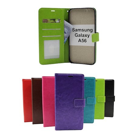 Crazy Horse Samsung Galaxy A56 Plånboksfodral