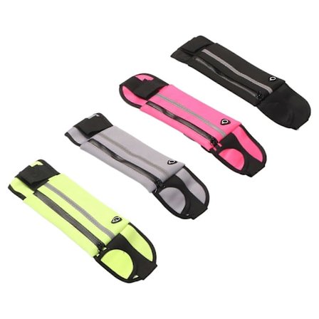 Vandtæt taljepakke Justerbar rem Letvægts Bærbar Sport Taljetaske til Fitness Svømning Kajakroning 4 stk