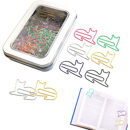 Metal Papirklips, Søde Kat Metal Papirklips, Fancy Papirklips