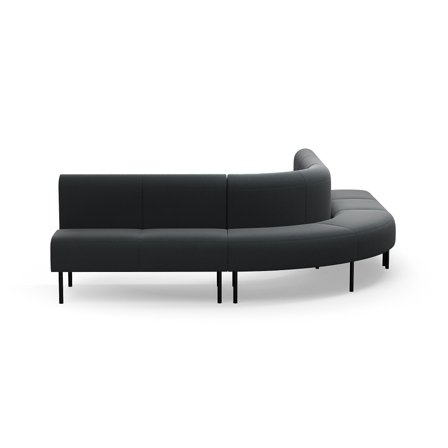 Sofa VARIETY, 90° Außenecke, Stoff Pod CS, anthrazit