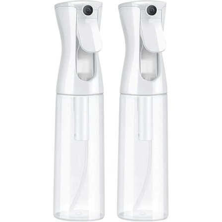 Kontinuerliga sprayflaskor för hår, återanvändbar ultrafin kontinuerlig spray för salong, hårstyling, växtvattning, rengöring, sprayning och hudvård