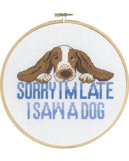 Broderikit Billede Sorry dog - Permin