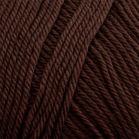 8/4 virkkuulanka, 200 g per kerä, ruskea