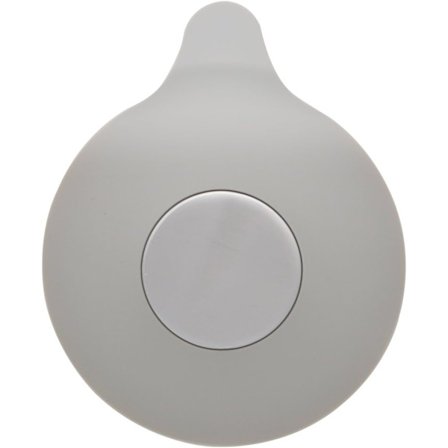 Badekar og håndvaskprop i silikone, sæt med prop til håndvask, gummiprop til vand, sugekop til køkkener, badeværelser, vaskerum (grå)