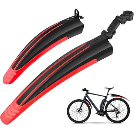 Cykel Stänkskärm Set, Justerbar Universal Landsvägscykel Fram Bak Cykelskydd Mountainbike Cykel Stänkskärm Tillbehör