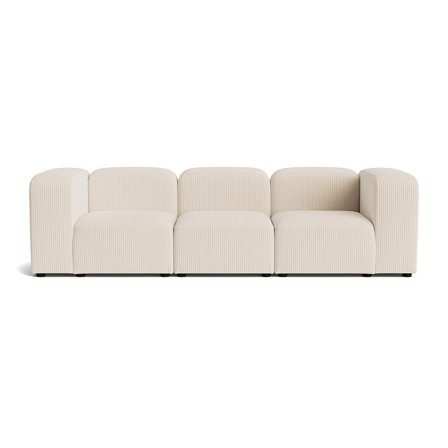 Milo 3 personers sofa - Lincoln Beige - 270x100x72 - Sofa, 3 personers sofa