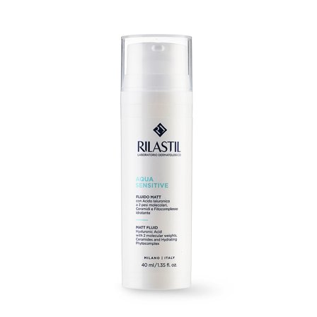 Rilastil Aqua Sensitive - Fluido Matt 40ml - Tratt.viso 24 ore antimperfezioni