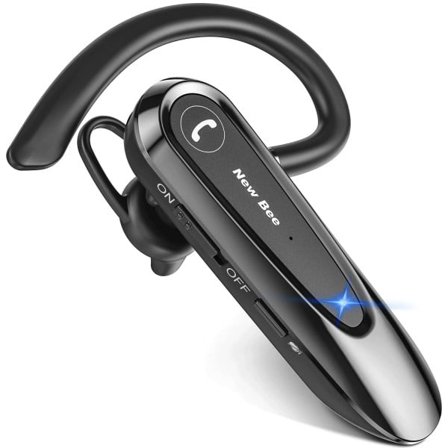 B45 Trådløst Headset Bluetooth 5.0 Øretelefoner Dobbel Mic Mute Handsfree Earplus CVC8.0 Støyreduksjon for forretningskjøring