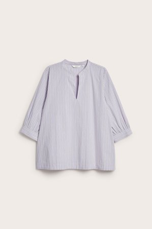 Kappahl | Bluzka z popeliny Jasnofioletowy L | Jasnofioletowy