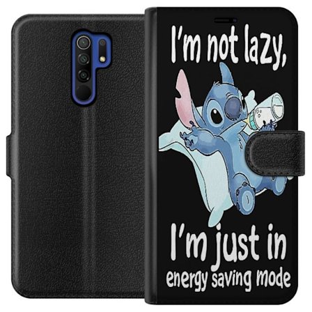 Kompatibelt Lommeboketui til Xiaomi Xiaomi Redmi 9 Strikk Tekst