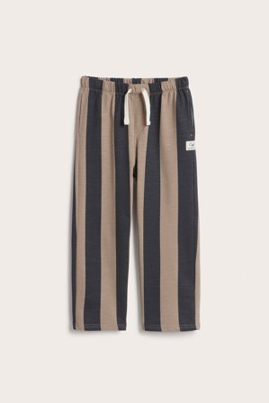 Kappahl | Raidalliset collegehousut | Ruskea