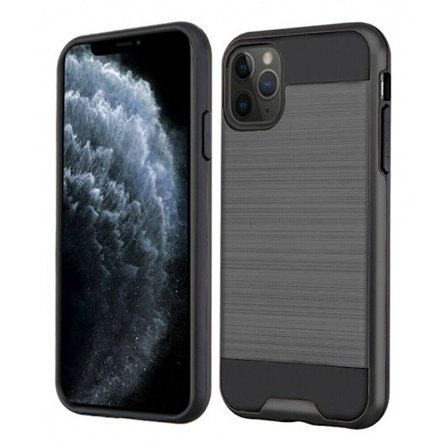 Skal till iPhone 13 Pro borstad metall, Grå