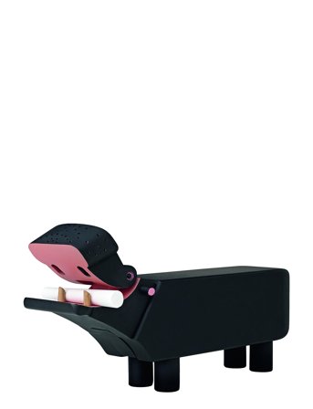 Kay Bojesen Flodhest - Black - ONE SIZE