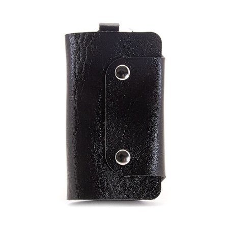 Nyckelfodral / Nyckelhållare i konstläder - Svart