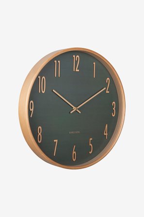 Karlsson - Seinäkello Gracil - Vihreä - Seinäkellot & pöytäkellot - - Homeroom