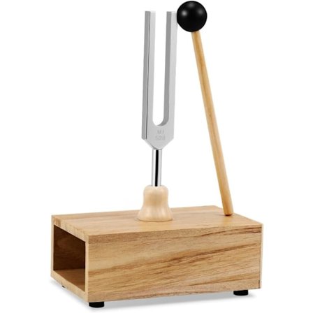 Stemmegaffel - Stemmegaffel med resonanskasse - Stemmegaffelsæt