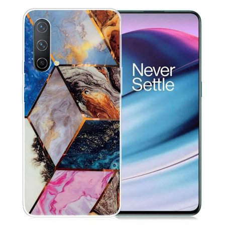 Marble design OnePlus Nord CE 5G cover - Levende Marmorflise