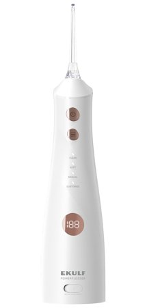 Ekulf PowerFlosser premium White, Medicin & Pleje, Tandbørster, El-tandbørster