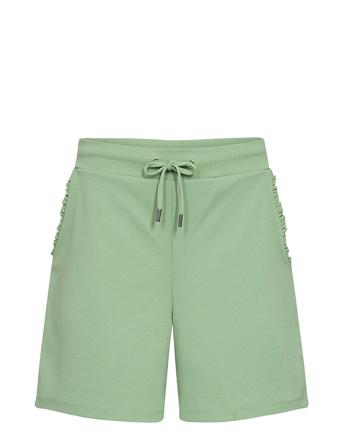 Sc-Siham Bottoms Shorts Sweat Shorts Green Soyaconcept