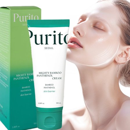 Purito Seoul Bamboo Panthenol Creme 100 ml 338 floz