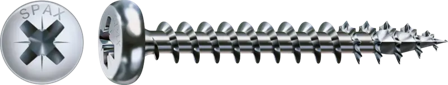 SPAX 0231010500455 Träskruv 5,0 mm TKX, FZB, ETA-12/0114 5,0 mm, Infästning