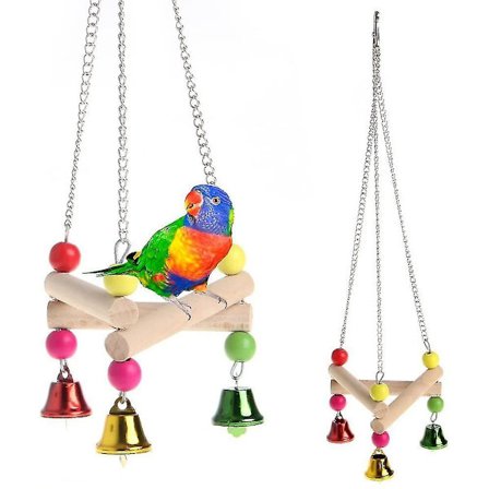 Træhængekøje-gynge til papegøjer og andre fugle