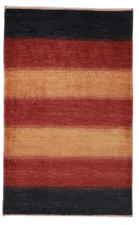Oriental Loribaft Fine Rug 78X124 Dark Red/Black (Wool, )