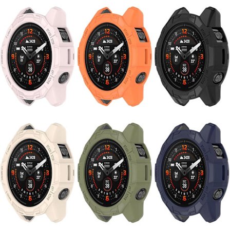 /EA/Skydd för Garmin Fenix7S/Fenix 7SPro/EPIX Pro 42mm Skal Fodral Stötfångare TPU Anti-Rep Ram Tillbehör (6-pack) 6-pack