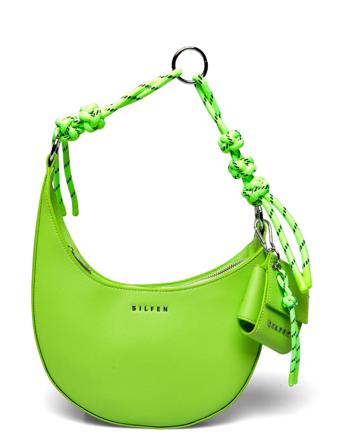 Helene Shoulder Bag Skulderveske Veske Grønn Silfen*Betinget Tilbud