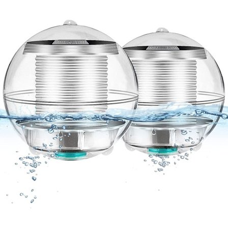 Solcellsbelysning för pool, flytande solcellslampor med varierande färger