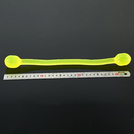 Yoga Pilates Strikkbånd Gummibånd Fitness Resistance Band (gul)