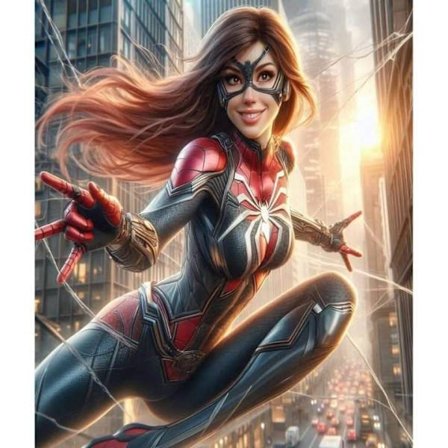 Spindelkvinna Affisch A4