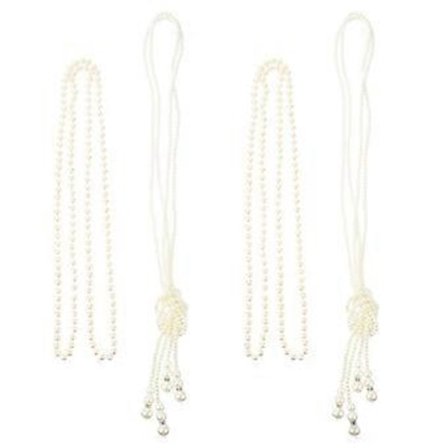 2 sæt perlehalskæde choker lang halskæde dame perlekæde halskæder kæde