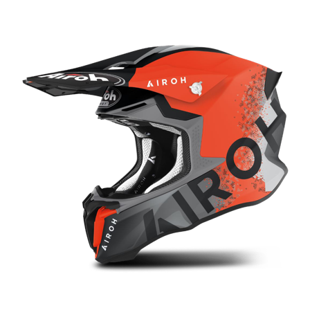 Casco Cross Airoh Twist 2.0 Lift Arancio L
