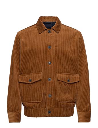 Slhthomas Cord Jkt Brown Selected Homme