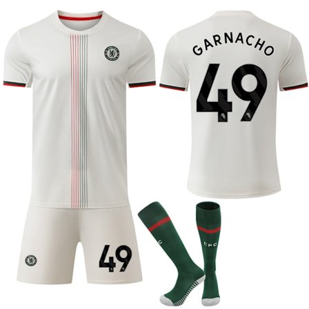 25-26 Chelsea udebane børne- og voksenfodboldtrøje nr. 49 GARNACHO