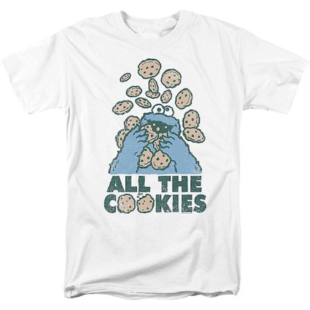 Cookie Monster Alla kakor Sesam Street T-shirt