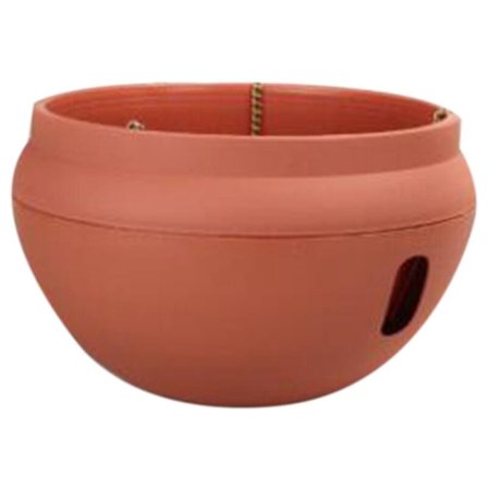 Rød mursten hængende planteophæng imitation blomsterpotte harpiks plante vandopbevaring Chlorophytum potte