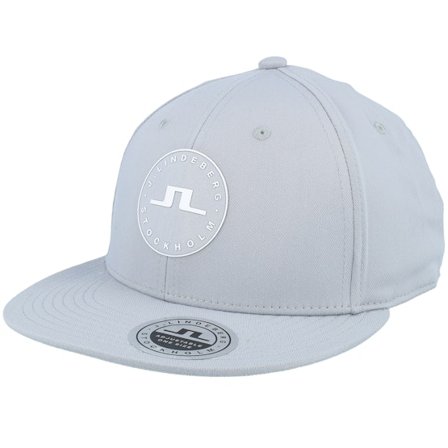 J.Lindeberg - Grey - snapback - Cap - Drive Cap High Rise Snapback - Hatstore