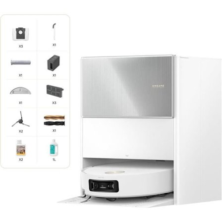 Robotdammsugare - DREAME Aqua 10 Ultra Roller Complete - Automatisk rullrengöring - 8 cm hinderundvikning