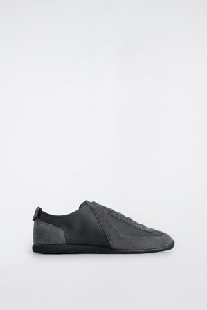 COS Nubuck And Suede Trainers in Grey - Men