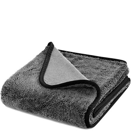 Tørrehåndklæde til badeværelse og køretøj, hurtigtørrende genanvendeligt stof med stribe-fri rengøringsteknologi, superabsorberende mikrofiber 