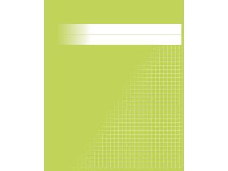 Räknehäfte 17x21cm rutat 5x5mm ljusgrön - Lyreco - Skola och förskola - Förbrukning skola häften - Räknehäften