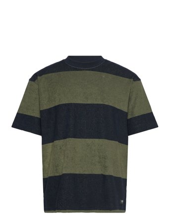 VANS Bergman Stripe Ss - Green - L