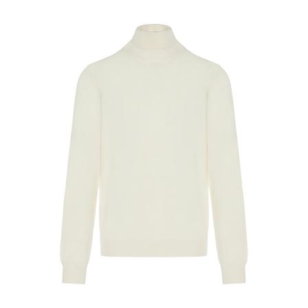 Barba, Turtleneck jumper Wit, Heren, Maat:L
